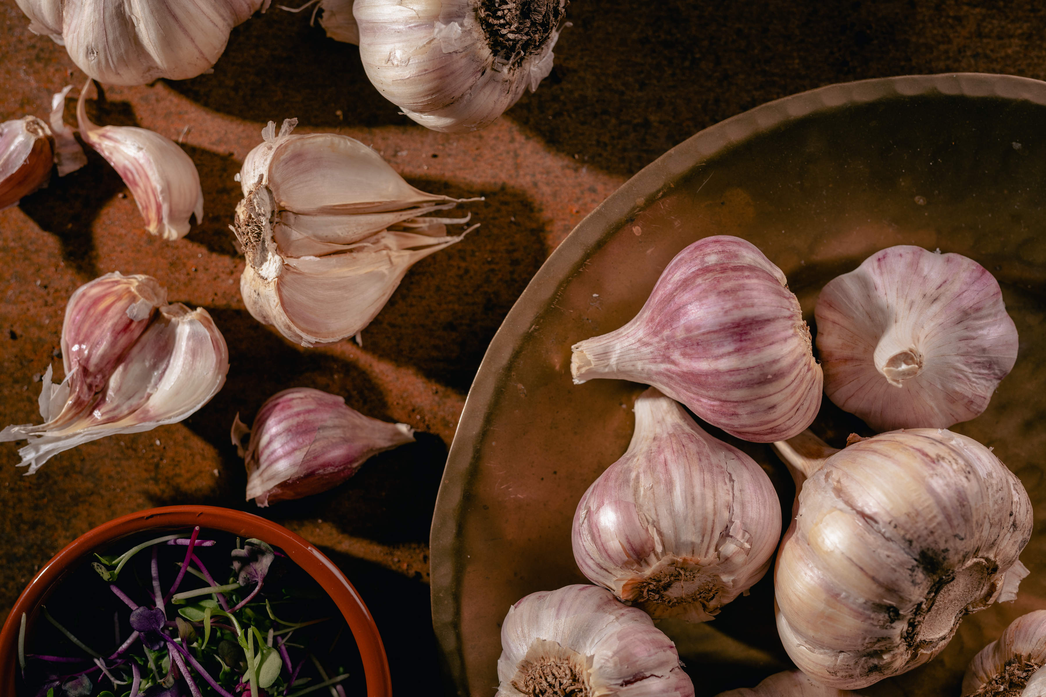 Garlic cloves. Photo: Andrew Wilson.