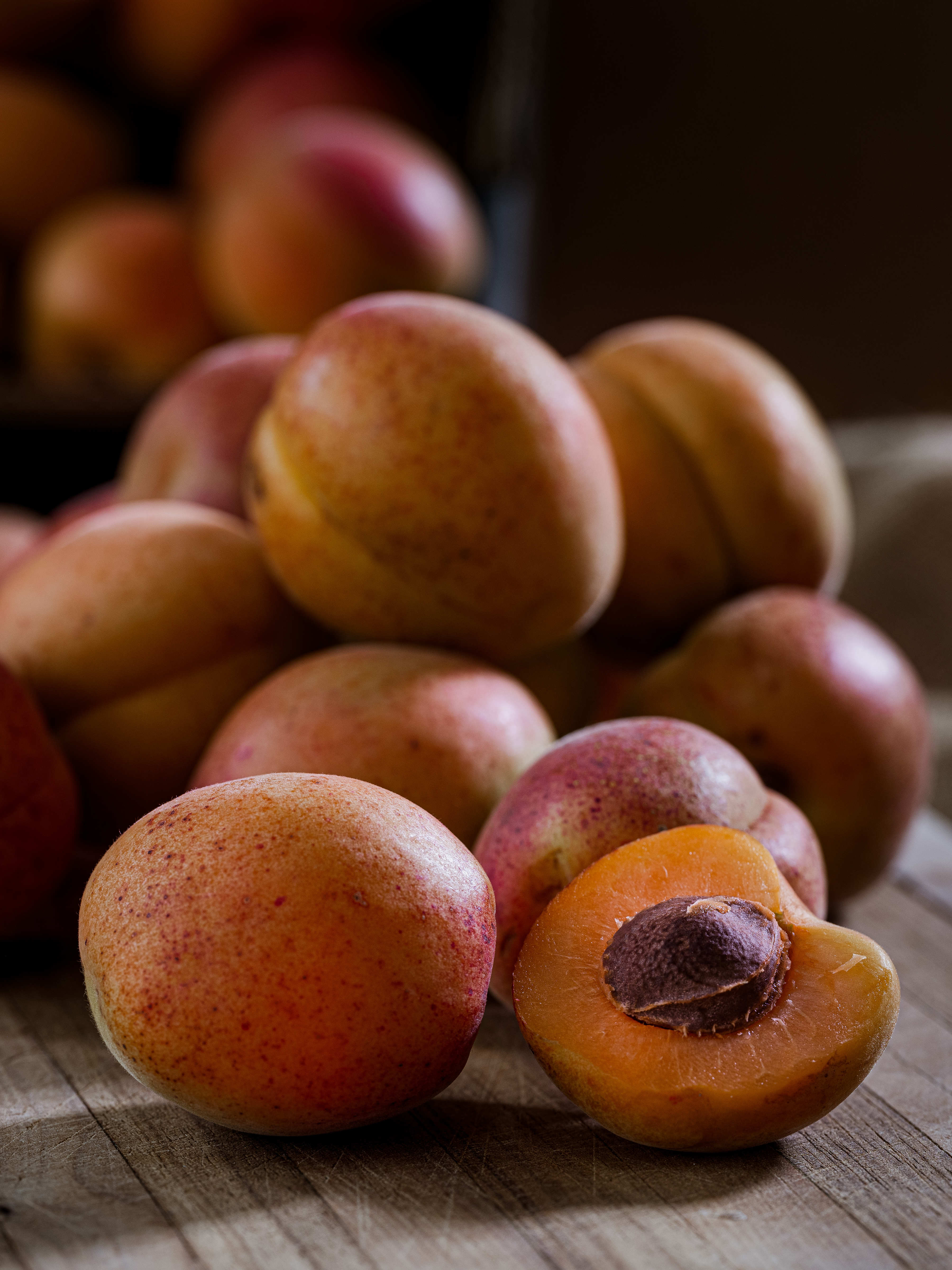 Apricots by Lowdina Orchard, Southern Tasmania. Photo: Andrew Wilson.